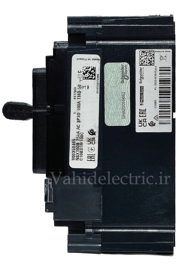 کلید اتوماتیک  100 آمپر اشنایدر اصلی کد C10B3TM100C